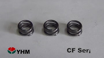 CNC Spring Machine CF-320- WD1.6mm short Compression spring-360 pcs/min- YHM