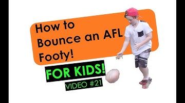 How to Bounce an AFL Football