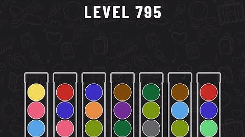 Ball Sort Puzzle Level 795 #ballsortpuzzle #ballsortpuzzlegameplay #puzzlegame #mobilegames