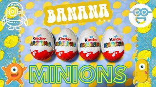 MINIONS Kinder Surprise Unboxing 4 Eggs #kindersurprise #kinder #surpriseeggs #asmr #unboxing