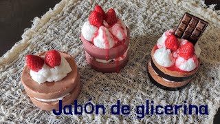 🧁🍰🎂 POSTRES DE JABON DE GLICERINA 🎂🍰🧁