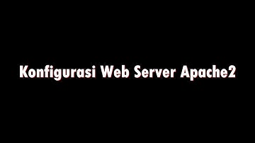 Konfigurasi Web Server Apache2 Debian 10 VBOX