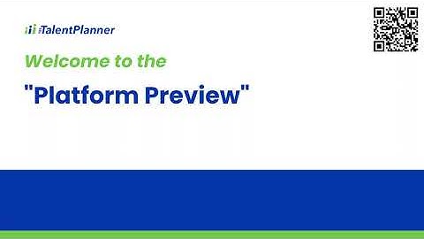 MyTalentPlanner Software Platform Preview: Strategy, Talent, and Execution.