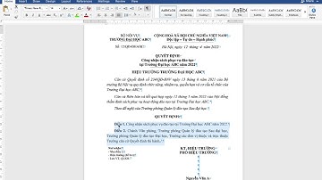 Soạn thảo văn bản hành chính theo ND 30/2020 (một vài chia sẻ) part 1