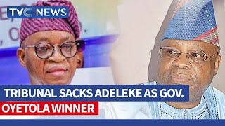 Adeleke Sacked As Osun State Governor As Tribunal Declares Oyetola Winner