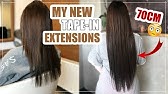 Haarverlangerung 80cm Bis 1cm Youtube