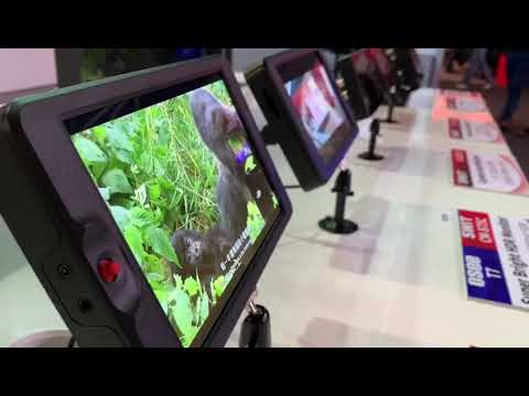 مشاركة المؤسسة في معرض ومؤتمر البث الفضائي الدولي  2019 اليوم الاول