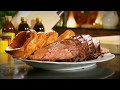 Marco Pierre White recipe for Roast beef with Yorkshire puddings and gravy