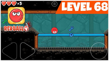 Red Ball 4 - Level 68 Walkthrough - Level 68 Into The Caves