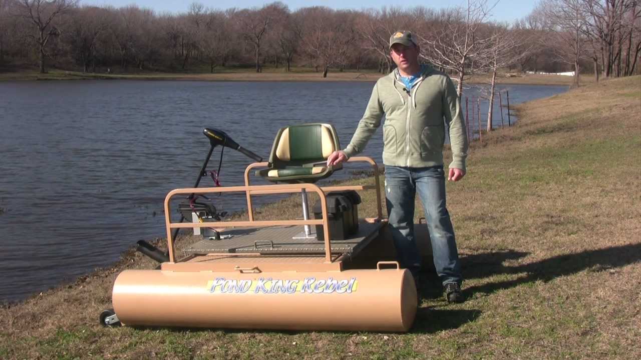 Rebel One-Man Fishing Pontoon by Pond King