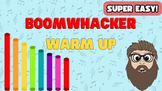 Boomwhacker Warmup SUPER EASY - Chord Warm Up for Kids