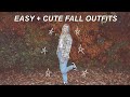 EASY, CUTE &amp; COZY FALL OUTFIT IDEAS (fall lookbook)