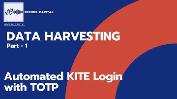 Automated Kite(Zerodha) Login with TOTP