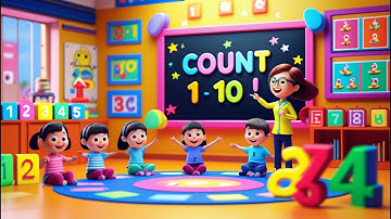 🌟 Counting Song 1–10 for Toddlers 🎵 Learn Numbers with Fun Music | #CountingSong #KidsLearning