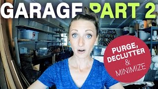 Decluttering Garage From Hell | Hoarder to Minimalist | Part 2