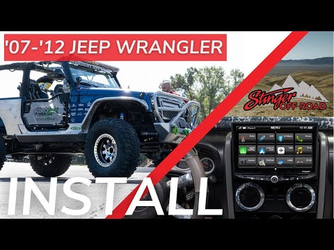 2007-2010 Jeep Wrangler JK Radio Upgrade Install Video for the Stinger HEIGH10-STH10JK