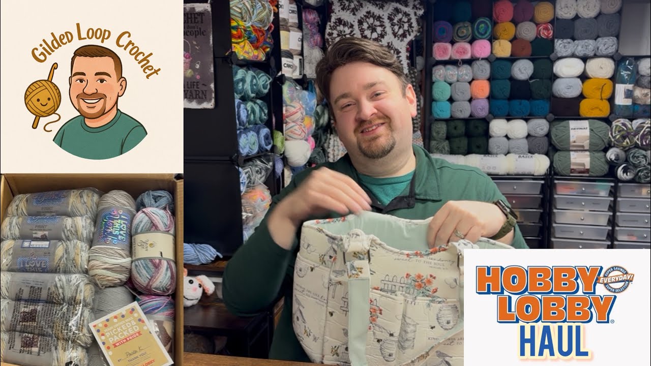 Покупки пряжи в Hobby Lobby! Заказала онлайн в воскресенье! Отличные новые цвета!!