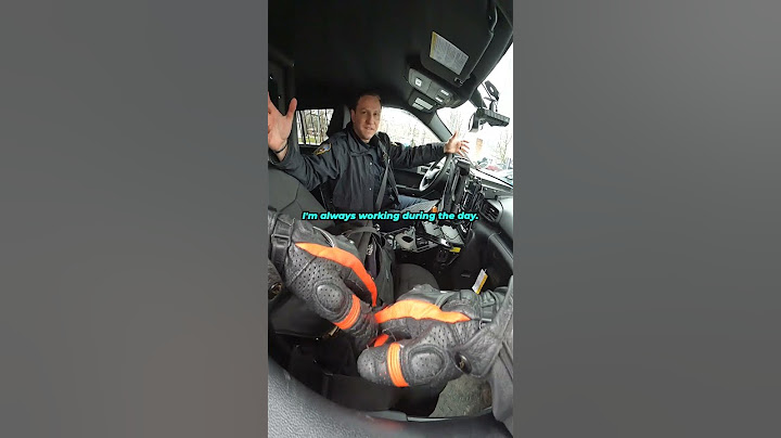 Cop recognizes biker from instagram 🧐 part 1 (via meridebike/ig)