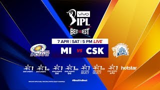 #VIVOIPL 2018: Mumbai Indians vs Chennai Super Kings