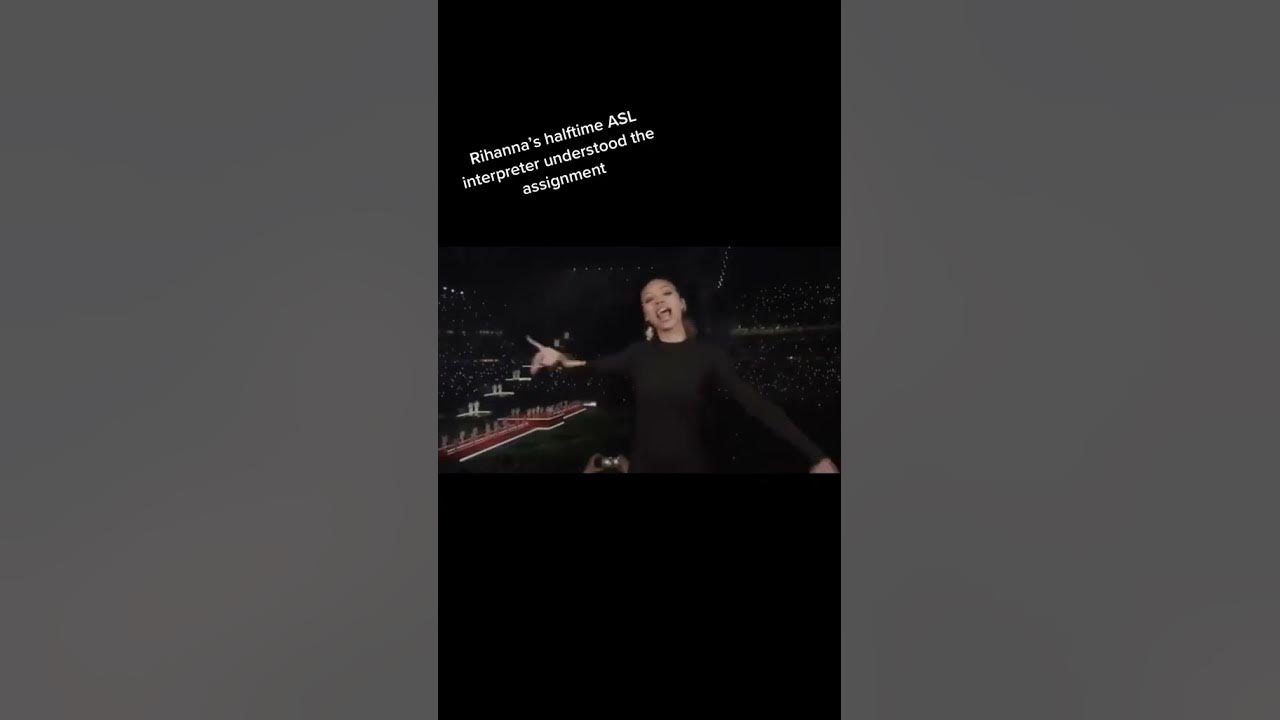 Rihanna's ASL interpreter stole the show during the Super Bowl halftime show | SPIN Rihanna's ASL interpreter stole the show during the Super Bowl halftime show | SPIN