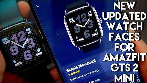 New #AOD #WatchFaces added for Amazfit Gts 2 Mini.