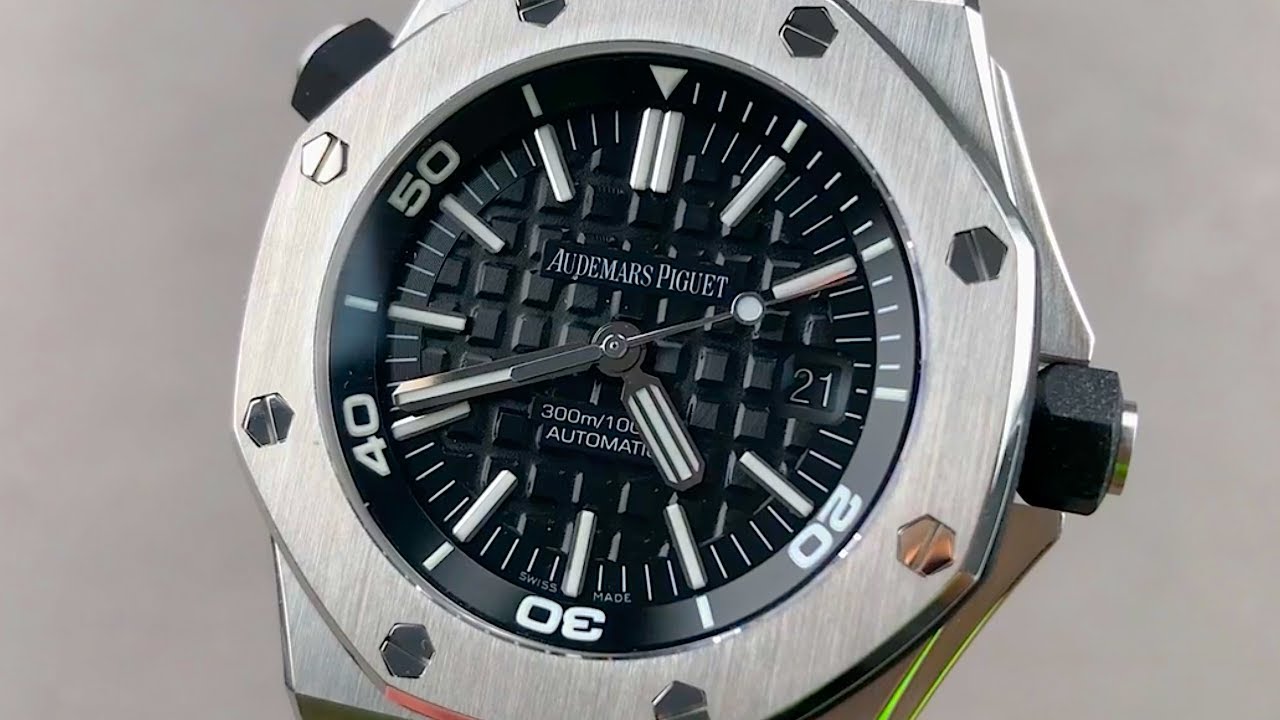 Audemars Piguet Royal Oak Offshore Diver 15703ST.OO.A002CA.01 for $23,146  for sale from a Trusted Seller on Chrono24