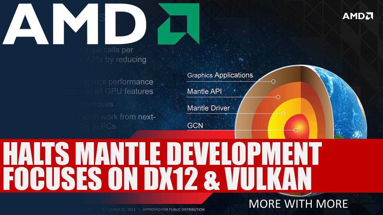 AMD Halts Development On Mantle | Focuses Support on DX12 & Vulkan ...