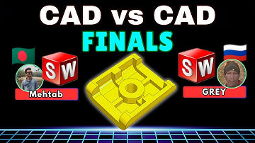 CAD Speedmodeling Tournament! - FINALS Battle 1 - SOLIDWORKS vs SOLIDWORKS