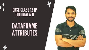 Class 12 Python Pandas | DataFrame Attributes | In Hindi