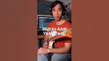 Math Rock Chords: Maj9 Vs Add9 Vs Maj7sus2 #mathrock #midwestemo #guitarchords #educational #guitar