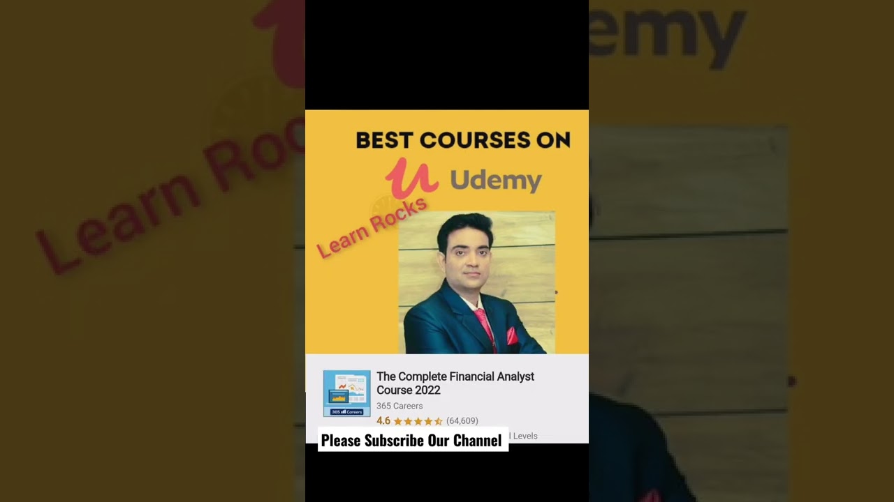 Top 3 Financial Certificate Course of Udemy Financial Modeling course