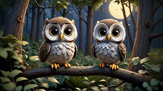 Six Baby Owls Hoot at Night | Owl Song for Kids | Animal Rhymes and Nighttime Learning for Toddlers screenshot 5