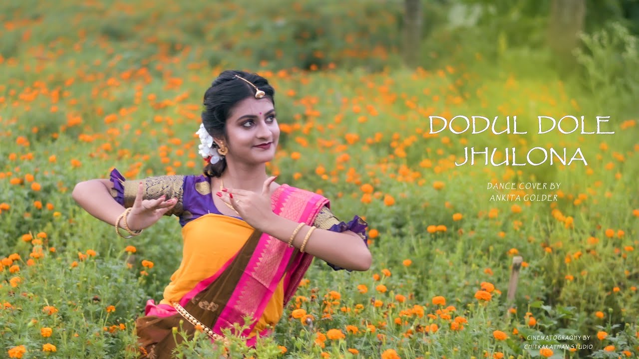 Dole Dodul Dole Jhulona  Krishna  Dance Cover  Durnibar  Janmastami Special  Ankita Golder