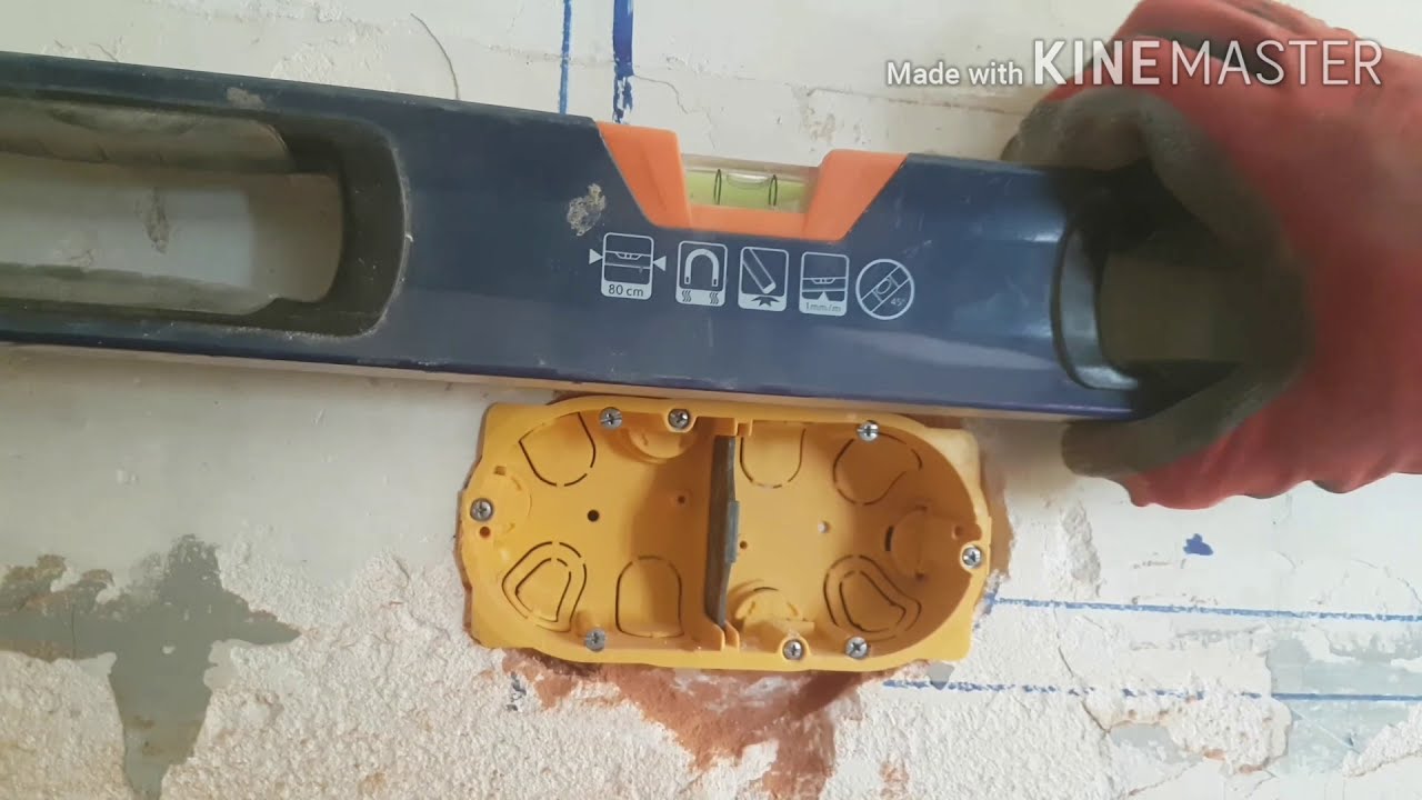 Faires des saignées pour encastrer des prises électriques