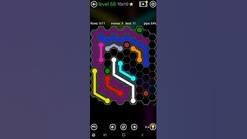 How To Solve Flow Free Hexes Jumbo Interval Pack Level 68 Board Walk Through Solution Walkthrough