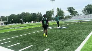 How to Improve Press Man Coverage FAST 🔒 | Kick Slide Breakdown Drill (DB Training)