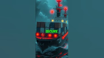 Why CONTAINERS do not FALL from Ships ? #shorts #marinelife