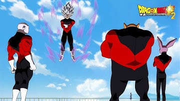 Gohan trains with Jiren in the universe 11 to activate level 2 of his Beast form - Dragon Ball Super