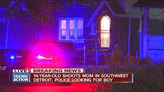 14-year-old shoots mother in Detroit