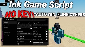 ⭐Ink Game Script GUI - Auto Win, Glass Vision, Kill Aura, Aimbot, Fling Others & More!