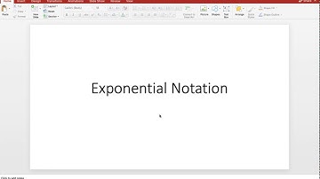 Exponential Notation - Grade 8