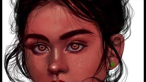 Digital Painting // Time lapse // "Girl Portrait" on Photoshop