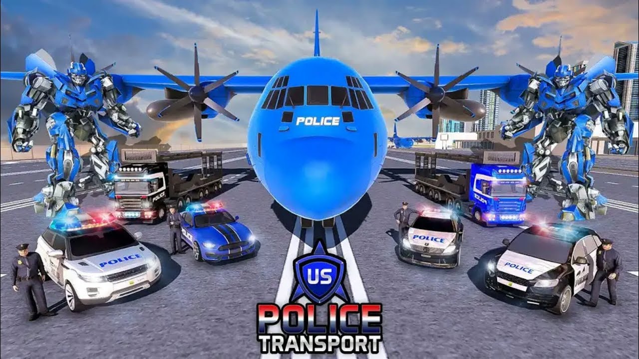 ⁣US Police Robot Transportation Simulator Game - Android Gameplay FHD