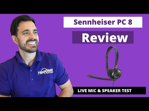 Sennheiser PC 8 USB Computer Headset - LIVE MIC & SPEAKER TEST!