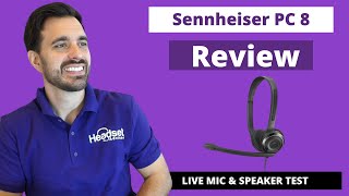 Sennheiser PC 8 USB Computer Headset - LIVE MIC & SPEAKER TEST!