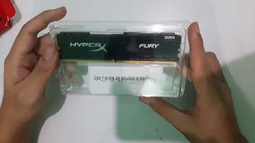 HyperX Fury 8 gb ddr4 3200mhz ram UNBOXING
