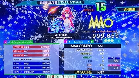 [DDR A20+] ÆTHER (DSP-14) 999,650 PFC