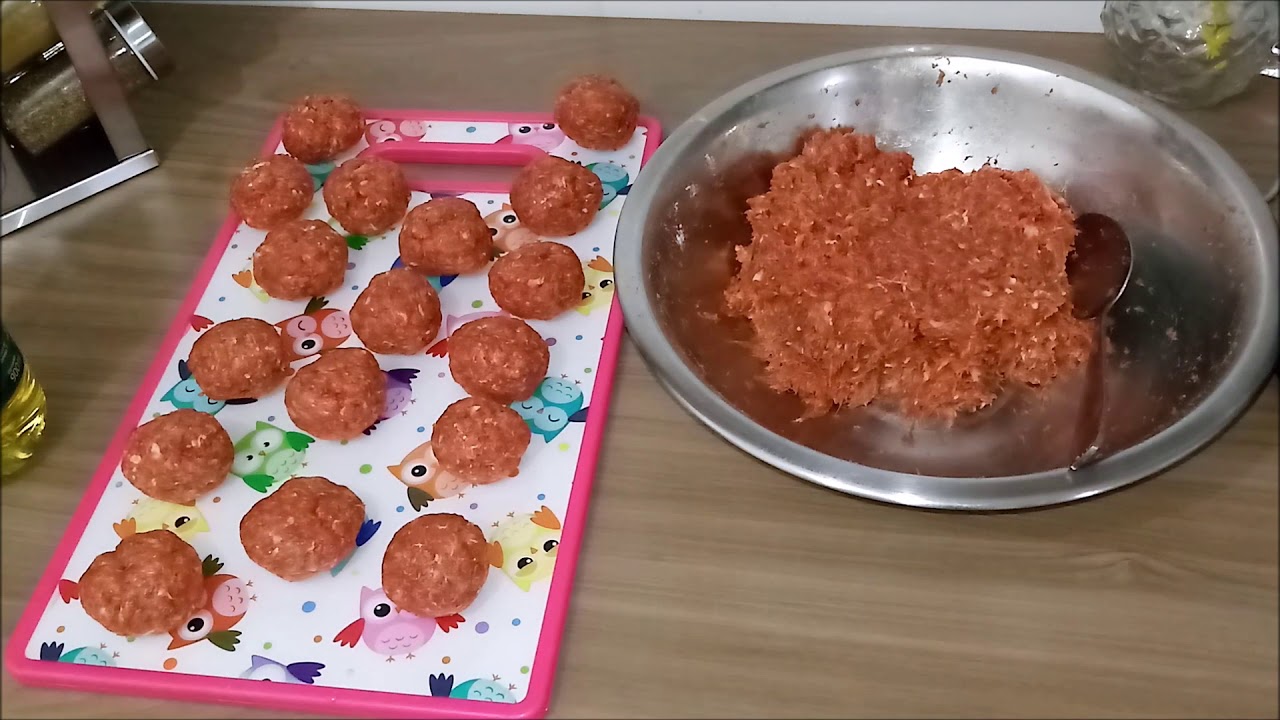 ALMONDEGAS COM OVOS / RECEITA CASEIRA