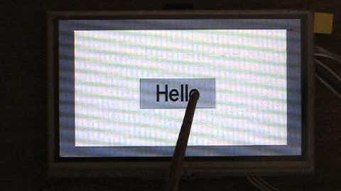 JP Serial TFT LCD Module Single regular button test