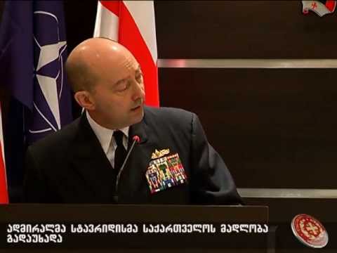 ადმირალმა სტავრიდისმა საქართველოს მადლობა გადაუხადა